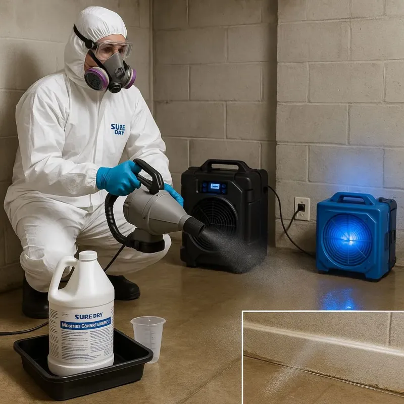 Sanitization and Odor Removal process in Cameron Parish, LA
