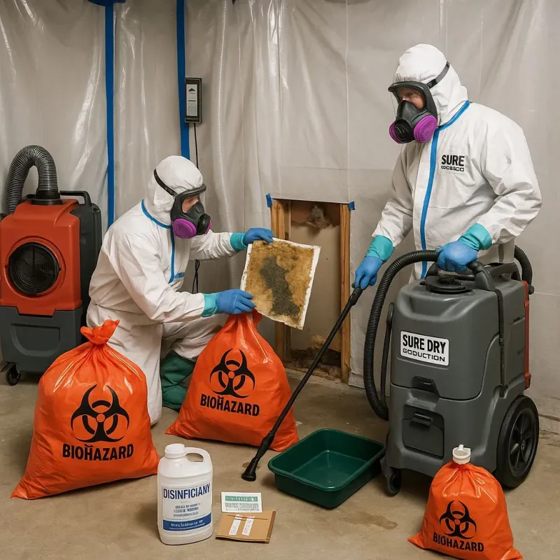Contaminated Water Handling Protocols process in Cameron Parish, LA